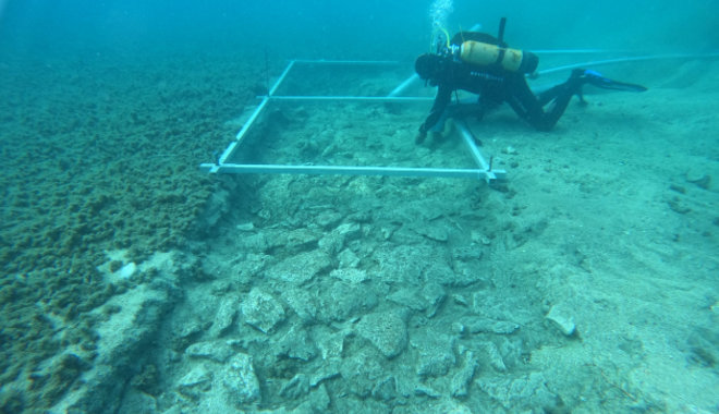 Újkőkorszaki utat fedeztek fel a tenger mélyén Horvátországban