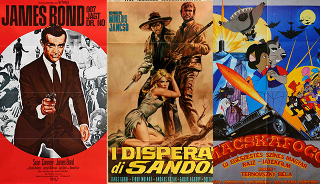 James Bond és westernbe oltott Jancsó-film a BÁV plakátárverésén