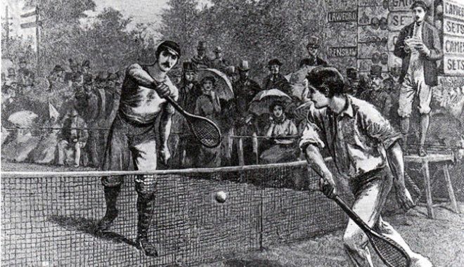 Alig három sornyi néző előtt csaptak össze az első wimbledoni teniszbajnokság résztvevői