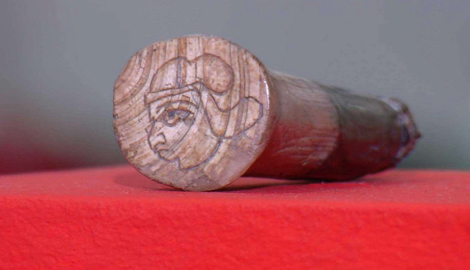 Az ókori Távol-Keleten készült egy Ausztriában megtalált, római kori elefántcsont késnyél