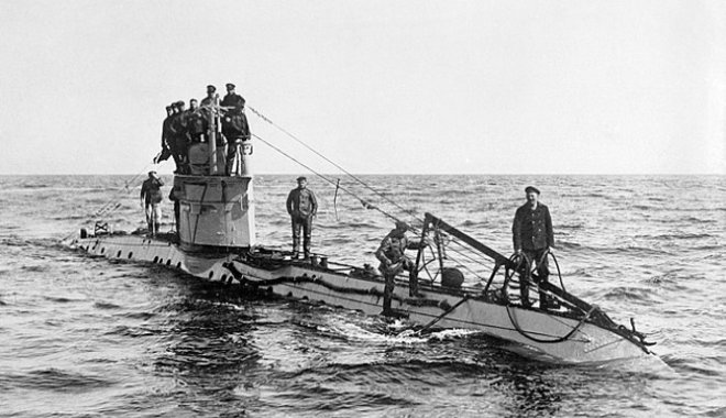 Amerika első világháborús hadba lépéséhez vezetett a német tengeralattjárók pusztítása