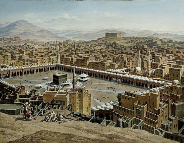 Mekka egy 19. század végi ábrázoláson