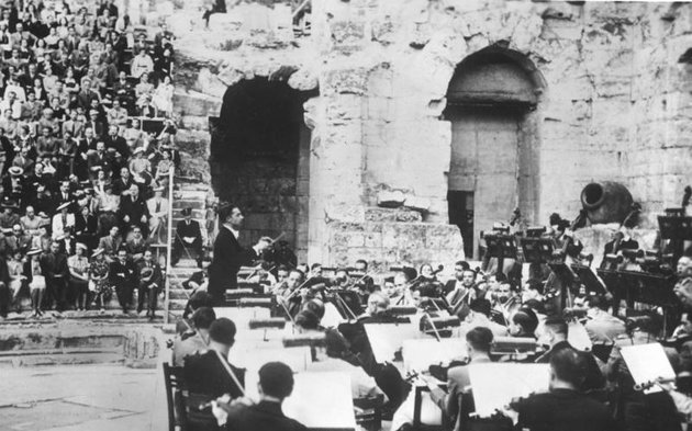 Herbert von Karajan Athénban, 1939