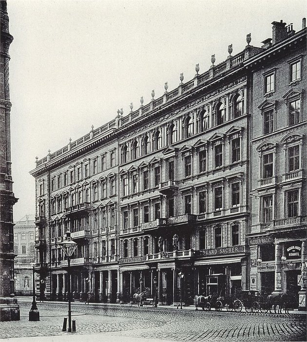 A Hotel Sacher 1890 körül
