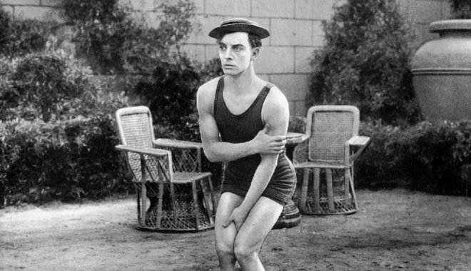 Kőarcával és halált megvető mutatványaival lett a némafilmek sztárja Buster Keaton