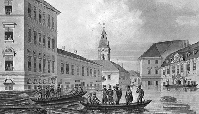 Pest házainak felét elpusztította az 1838-as jeges árvíz