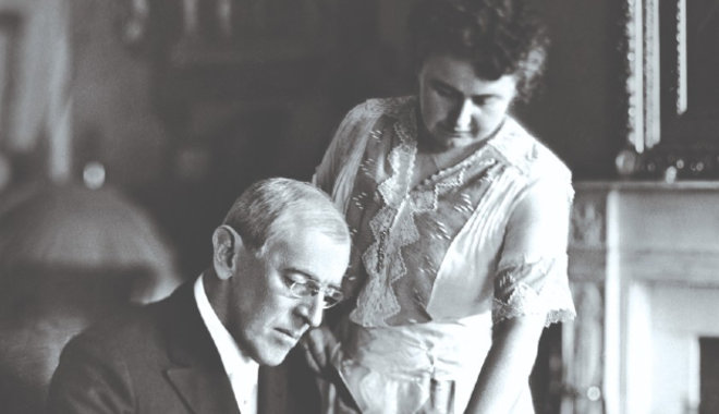 Woodrow Wilson neje az ország élén