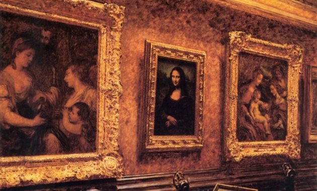 A Mona Lisát a 20. század elején mindenféle védőréteg nélkül őrizték, ahogy a Louvre szinte minden másik festményét is