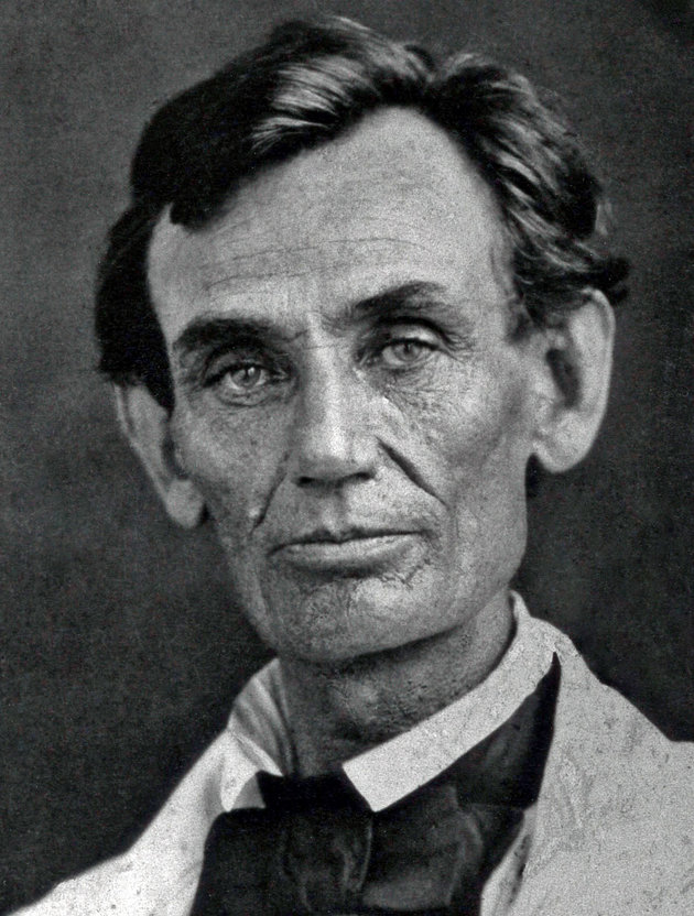 Abraham Lincoln 1858-ban. 