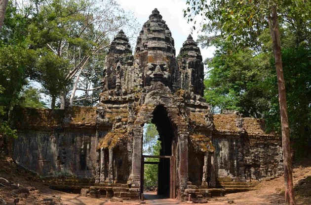 Angkorthom egyik kapuja