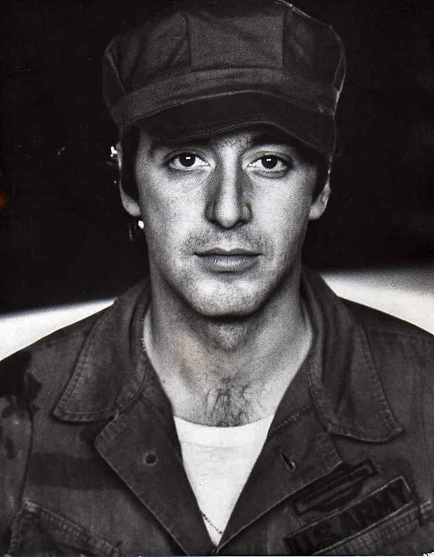 Al Pacino, 1971 (a Pavlo Hummel katonai kiképzése című film kampányfotóján)