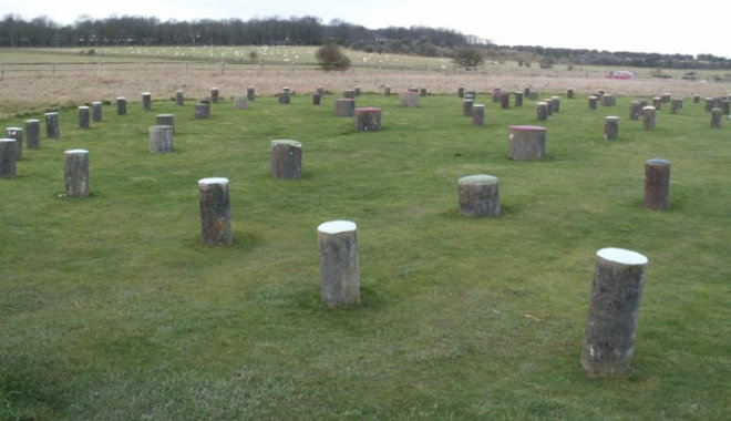 Egy angliai Woodhenge-re emlékeztető neolitikus építményre bukkantak Dániában