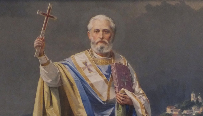 A legendák szerint vihart csillapított és gyermekeket támasztott fel imáival Szent Miklós püspök