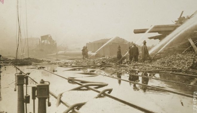 A Szabadság-szobron is lyukat ütött a német szabotőrök robbantása New Yorkban