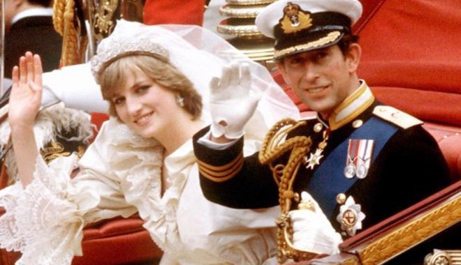 Lady Diana Spencer és Károly herceg<br />
