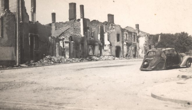 A francia falu, ahol a megszálló SS-katonák után csak üszkös romok maradtak