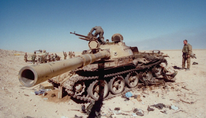 Élőben követhették a TV-nézők az Irak fölött kitörő Sivatagi Vihart