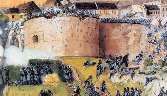 A védtelen Pestet sem kímélte Hentzi tüzérsége Buda ostroma során
