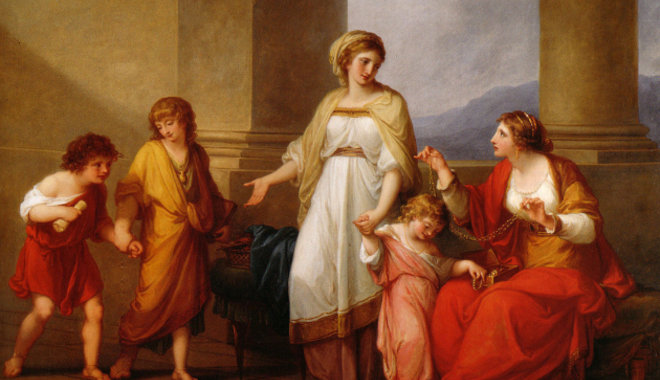 A köznép körében is nagy tiszteletnek örvendett Cornelia, a Gracchusok anyja