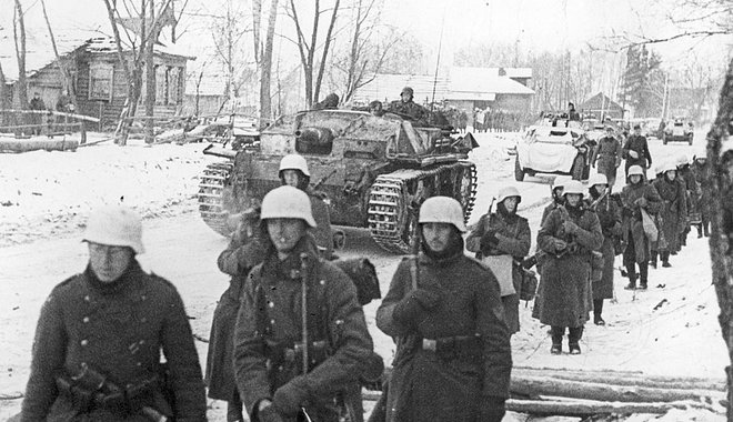 Az ellenséggel és az időjárással is meg kellett küzdenie a németeknek Moszkva alatt