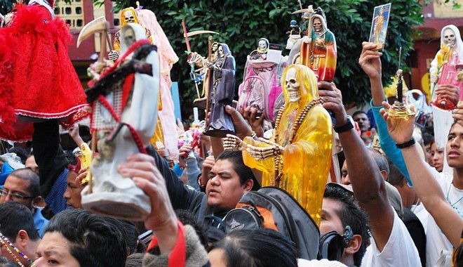 Mára az egész világot meghódította a mexikói alvilág gyilkos szentje, Santa Muerte