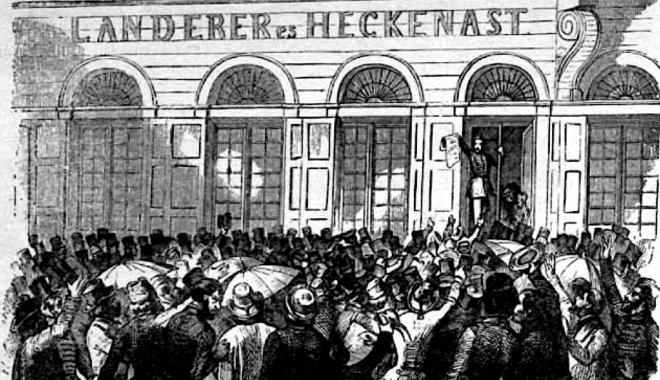 Landerer Lajost bízták meg az első Kossuth-bankók kinyomtatásával