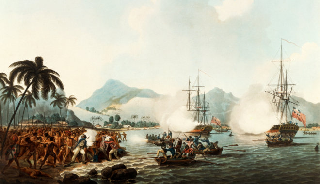 Máig rejtély övezi a Hawaii-sziget lakói által istenként tisztelt Cook kapitány halálát