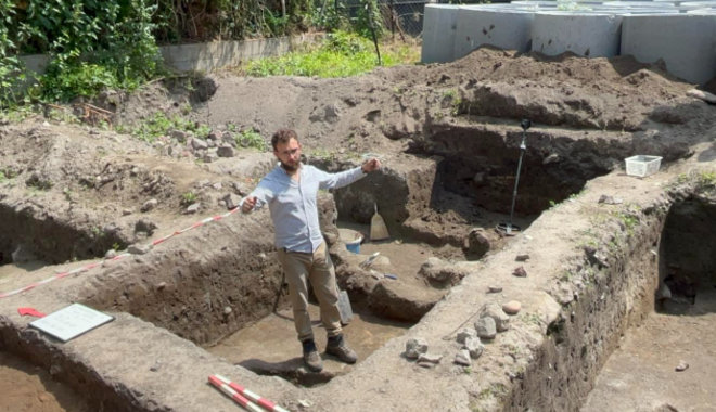 Ezeréves épület nyomaira bukkanhattak a régészek Veszprémben