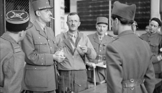 Csapatai élén vette ki a részét Franciaország felszabadításából Charles de Gaulle