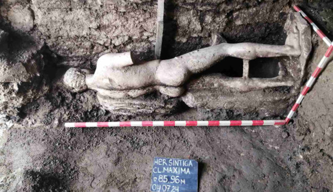 Hermész szobrát találták meg a bulgáriai Heraclea Sinticában
