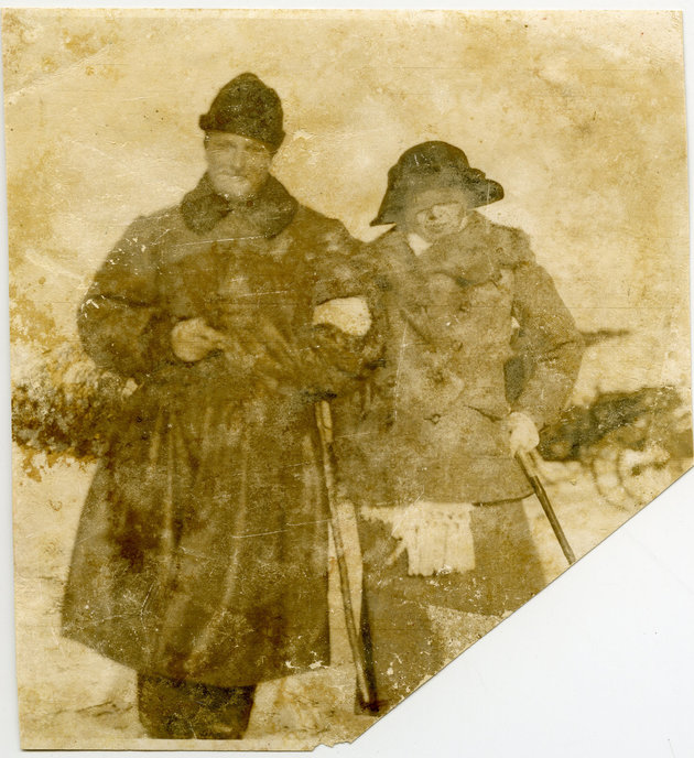 Andrássy Ilona és Esterházy Pál egy vadászaton