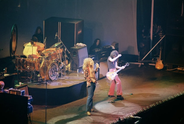A Led Zeppelin fellépése Chicagóban, 1975. január (Wikipedia / Tony Morelli / CC BY-SA 2.0)