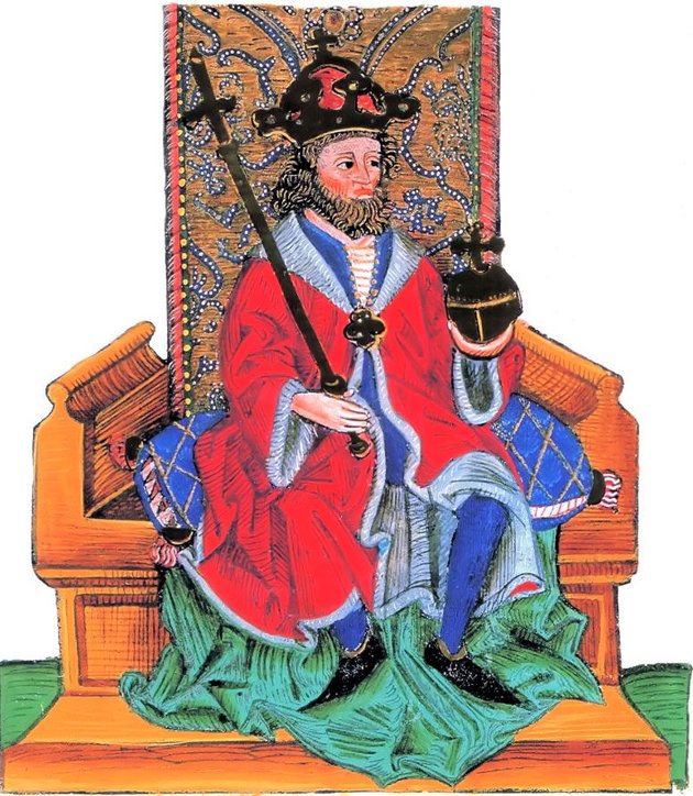 II. Károly ábrázolása a Thuróczi-krónikában