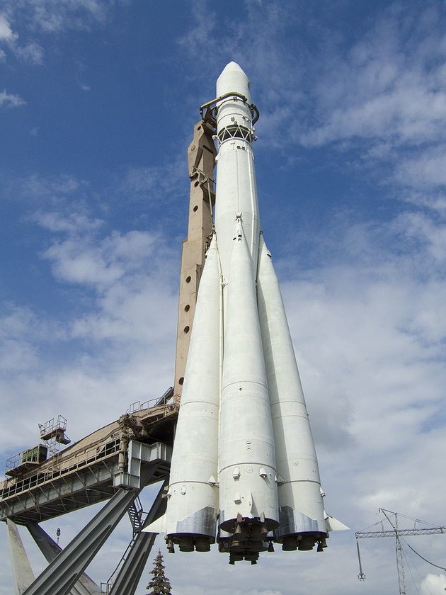 A rakéta kiállított másolata napjainkban (kép forrása: wikipédia / Sergei Arssenev  / CC BY-SA 4.0) 