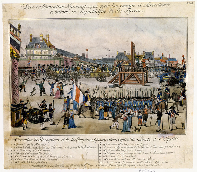 Robespierre kivégzése