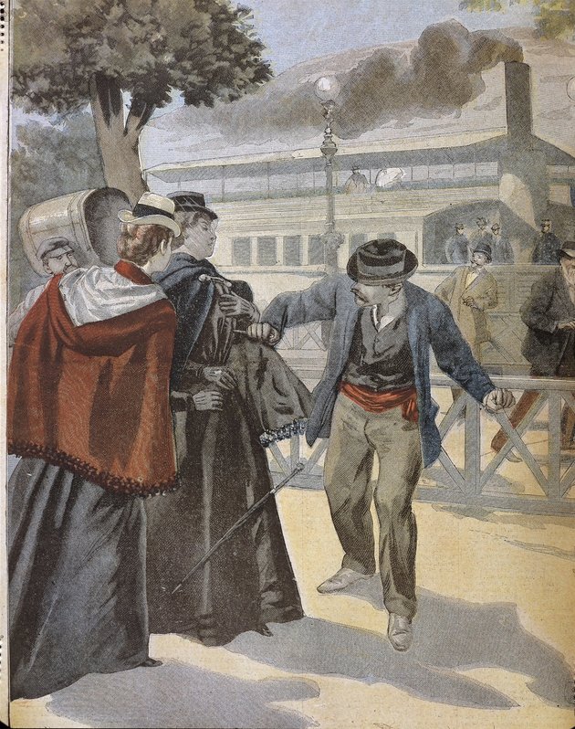 Luigi Lucheni merénylete Sisi királyné ellen Genfben