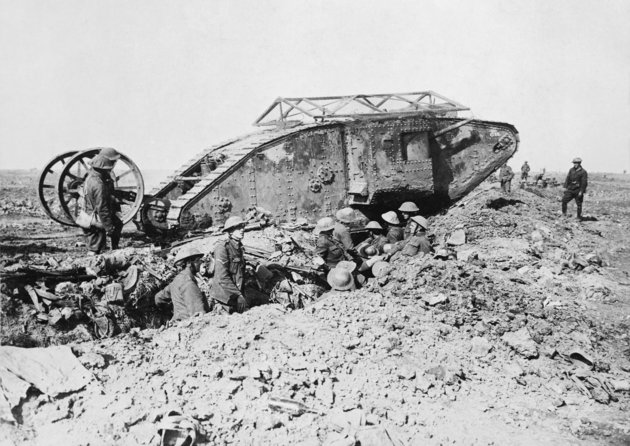 A somme-i csatában bevetett Mark I-es tankok hatékonysága még közel sem volt tökéletes, elsősorban elrettentésül szolgáltak