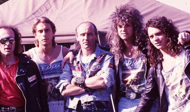 Az EDDA zenekar 1990-ben (Fortepan/Urbán Tamás)