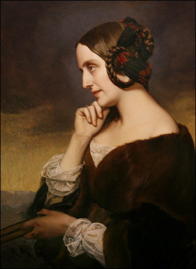 Marie d'Agoult, az egykori élettárs, Liszt Ferenc gyermekeinek anyja