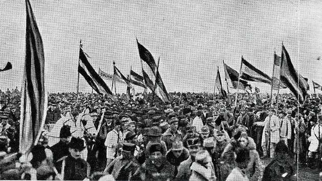 A gyulafehérvári gyűlés résztvevői 1918. december 1-jén 