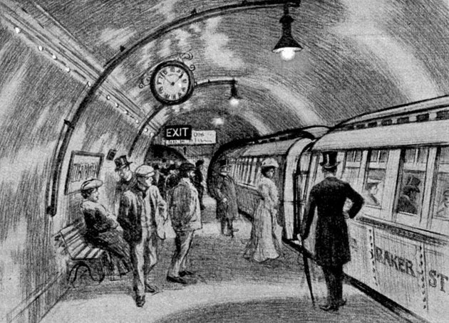 1906-ban már a „Waterloo” vonalon is várhatták London lakosai a metrót