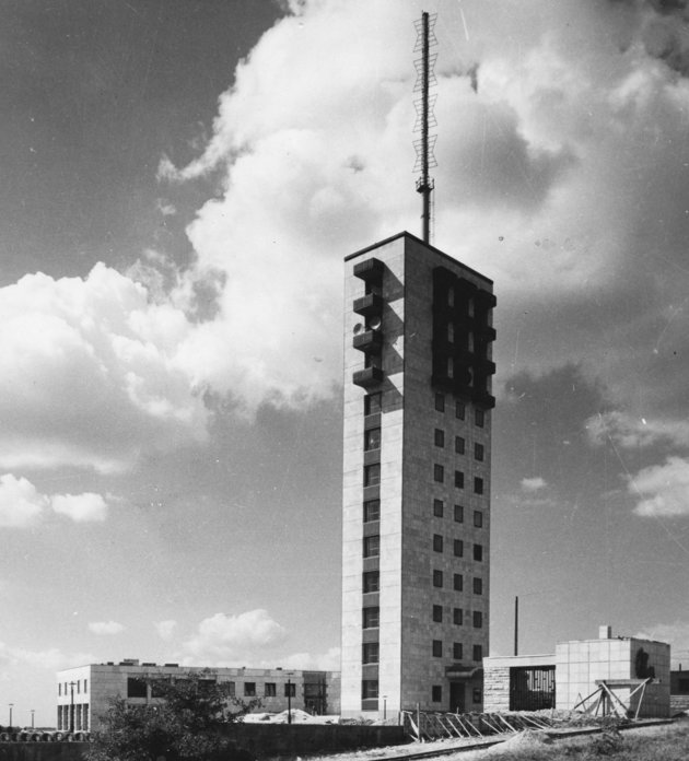Széchenyi-hegyi torony, 1961 (Kép forrása: Fortepan/ Rádió és Televízió Újság)