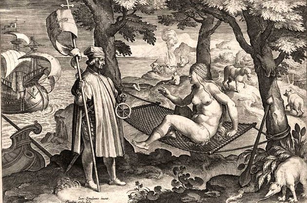 Európa és az Újvilág találkozása – ábrázolás a 17. század elejéről