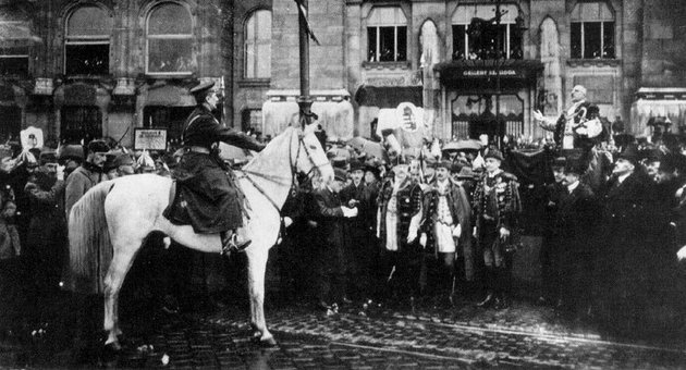 Horthy bevonulása 1919. november 16-án 