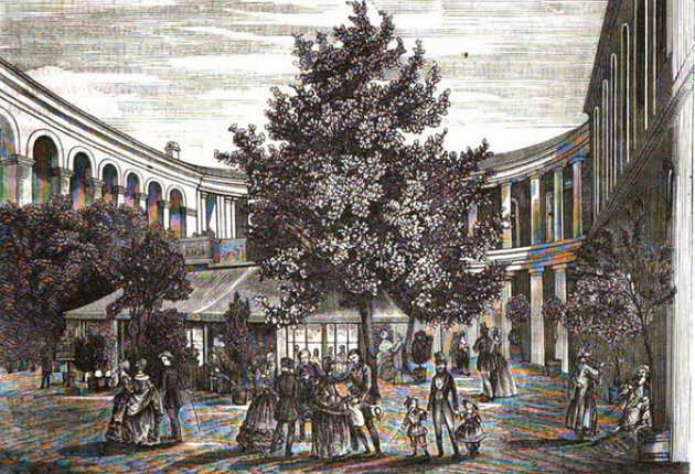A Császár fürdő (1856-ban)