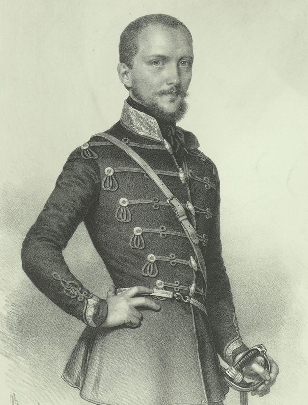 Görgei Artúr Barabás Miklós 1849-es metszetén