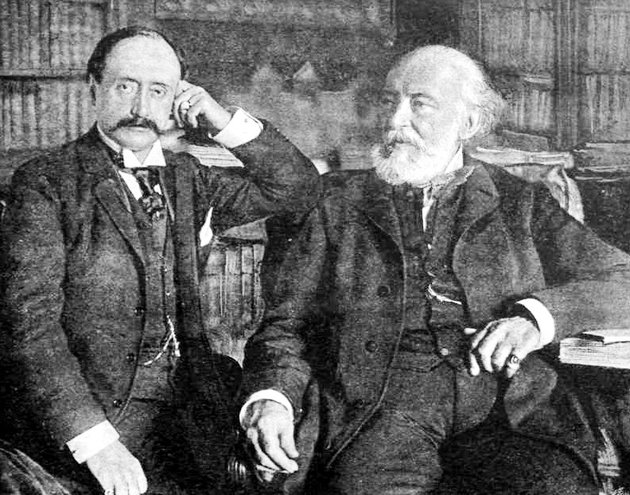 Apa és fia: Kossuth Lajos (j.) és Kossuth Ferenc (b.)