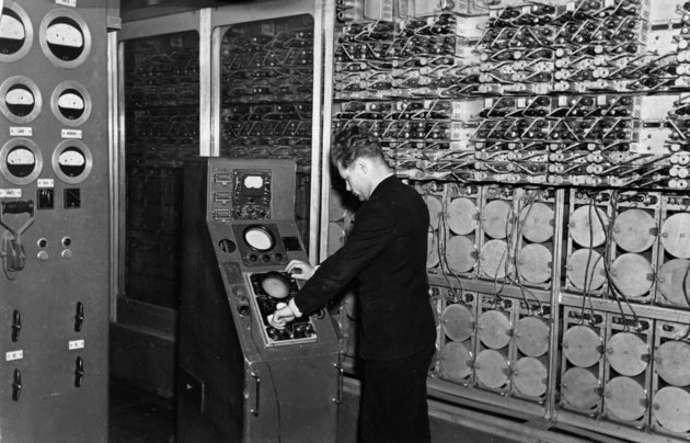 A szovjet BESM-1 számítógép az 1950-es években
