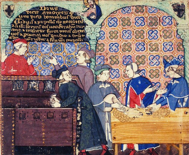 A pénzes láda nem volt életbiztosítás a középkorban (14. századi alkotás) (kép forrása: Getty Images)