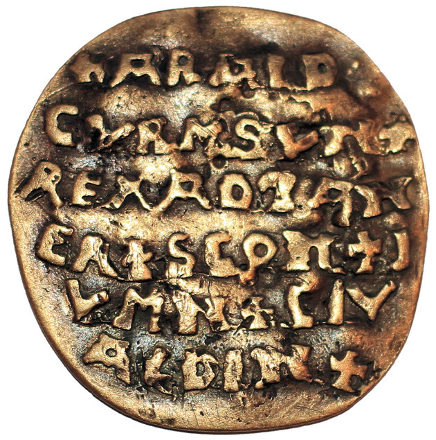 A Curmsun érme latin felirata (Wikipedia / Tomasz Sielski / CC BY-SA 3.0)